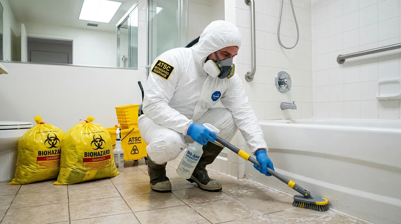 Decontamination equipment deployed for Blood Cleanup in Lake Station